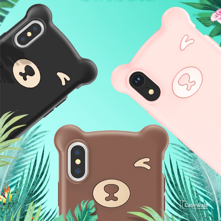 Baseus Little Bear Soft Silicone Case for iPhone XS Max