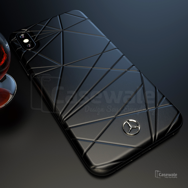 Mercedes-Benz 3D Sculpting Pattern Case for iPhone XS