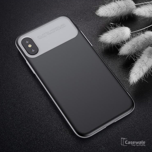 iPhone X Luxury Armor Ultra Thin TPU PC Double Protection Case