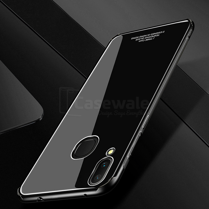 Msvii Luxury Slim Tempered Glass Case for Vivo V9