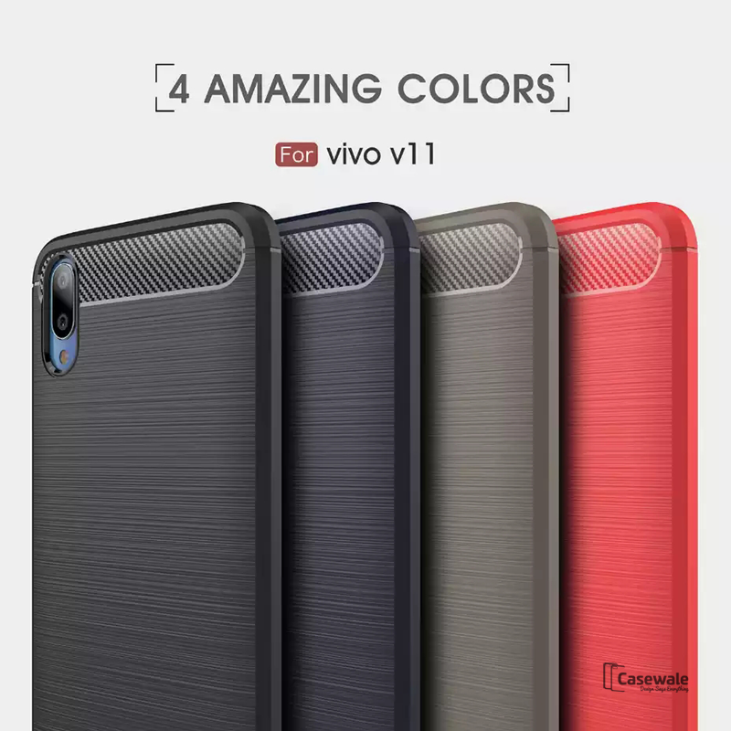 Luxury Ultra-thin Carbon Fiber Case For Vivo V11 Pro