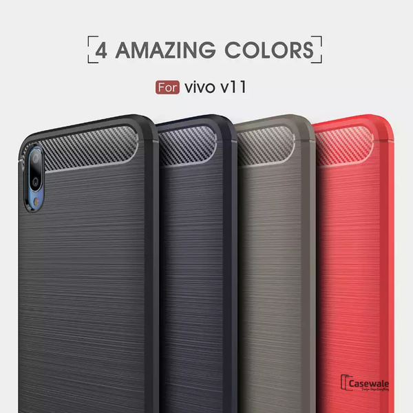 Luxury Ultra-thin Carbon Fiber Case For Vivo V11 Pro