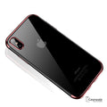iPhone X High-end Fashion Transparent Plated Mobile Phone Case