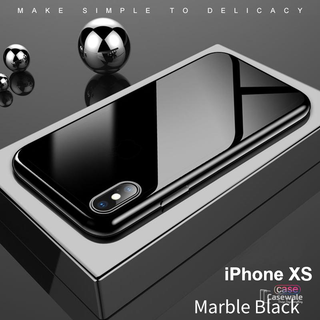 Luxury Crome Series 9H Glass Case for Apple iPhone XS