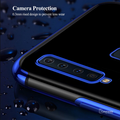 High-end Fashion Transparent Plated Case for Galaxy A9 2018