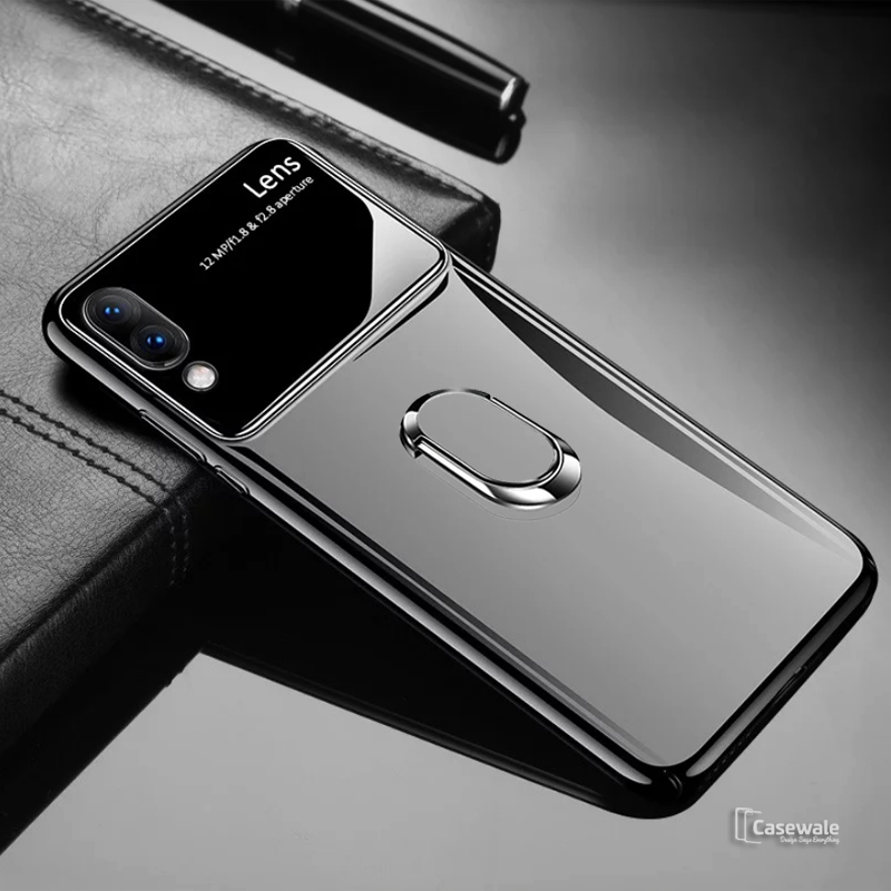 Luxury Mirror Effect Ring Bracket Case for VIVO V11 Pro