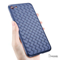 Luxury Grid Weaving Ultra Thin Case for iPhone SE (2020)