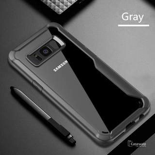 LUPHIE Shockproof Transparent Back Case for Galaxy S8/ S8 Plus