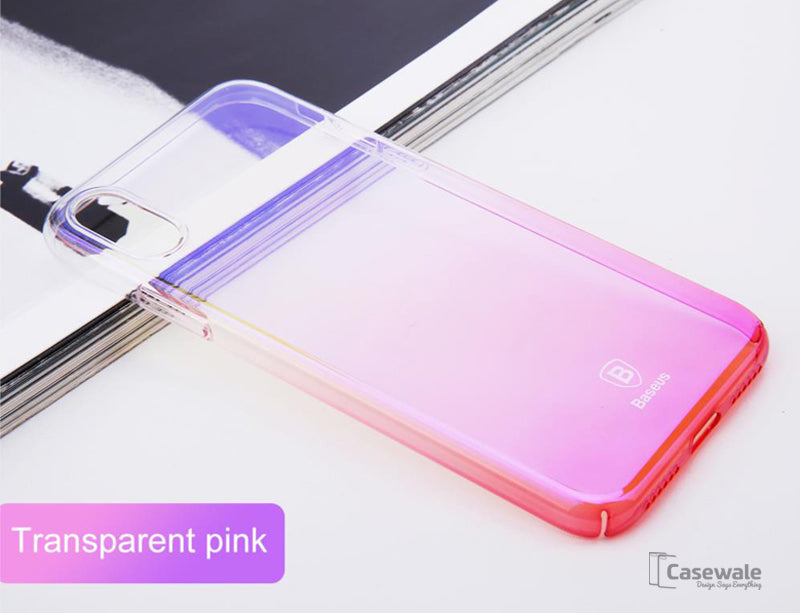 Luxury Aura Gradient Hard PC Case for iPhone X