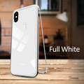 Magnetic Apple Logo Embossed Glass Case for iPhone X