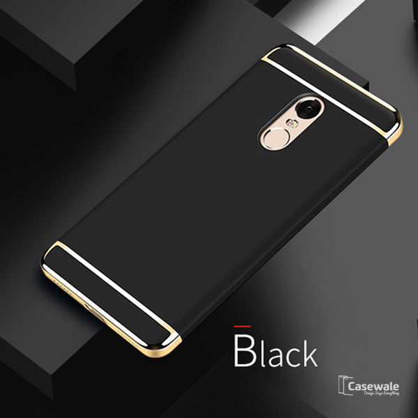 Luxury 3 in 1 Electroplating Case for Redmi Note 5