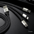 MCDODO 3-in-1 Micro USB Type C Charging Cable for iPhone Samsung [6 Months Warranty]
