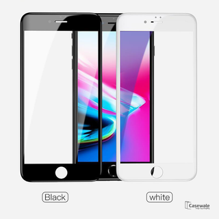 iPhone 8/ 8 Plus 5D Round Curved Edge Tempered Glass Protector