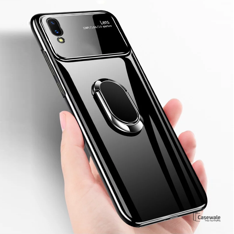 Luxury Mirror Effect Ring Bracket Case for VIVO V11 Pro