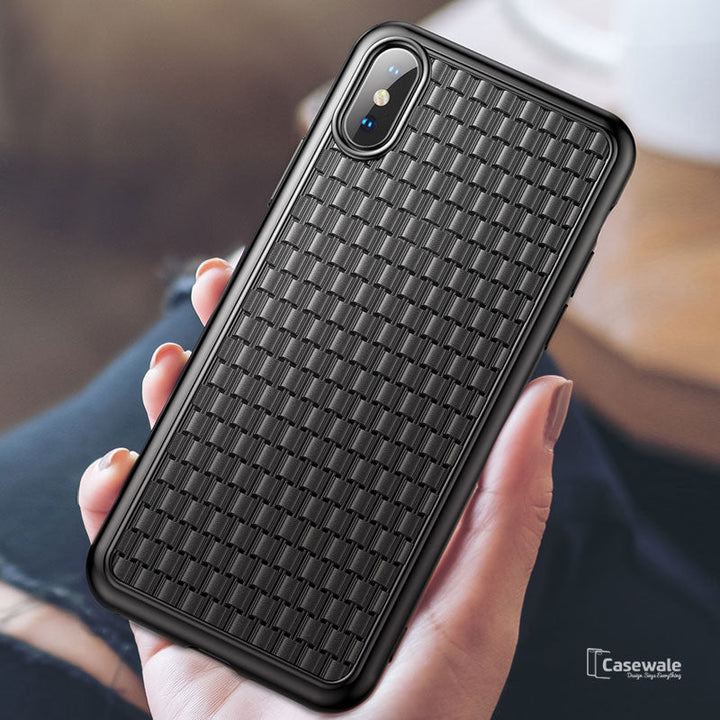 Baseus Luxury Grid Pattern Ultra Thin Case For iPhone XS Max