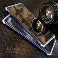 LUPHIE Aluminium Transparent Gorilla Glass Case for Galaxy Note 9
