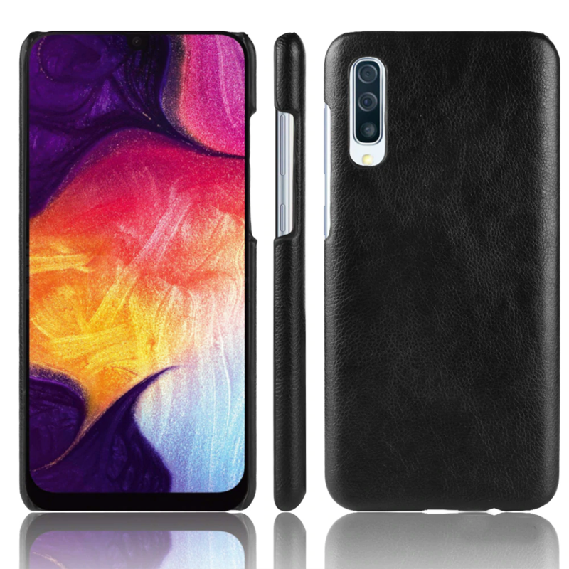 Luxury Leather Finish Full Protection Case for Galaxy A50
