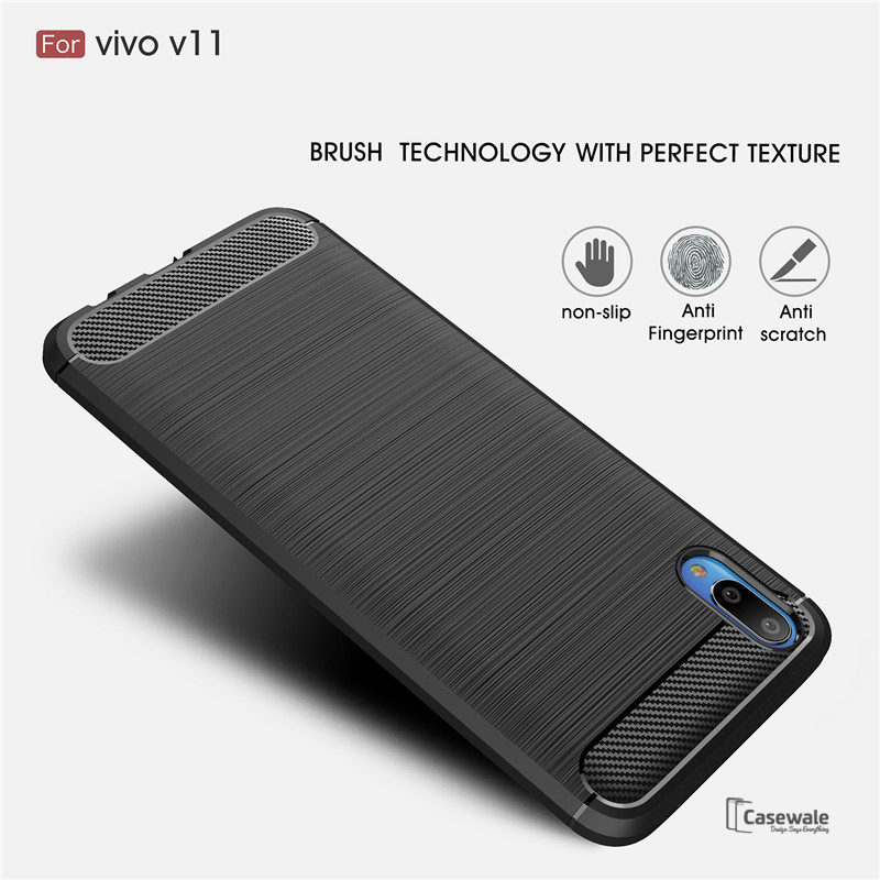 Luxury Ultra-thin Carbon Fiber Case For Vivo V11 Pro