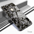 Luxury Marble Pattern Tempered Glass Case for Redmi Y2