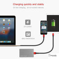 Power Bank Portable Data USB Charging Cable for iPhone, iPad