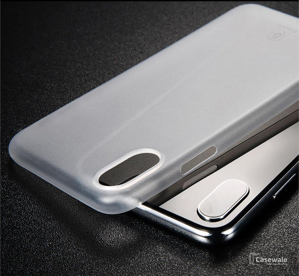 Apple iPhone X  Luxury Ultra Thin Smooth Matte PP Case