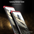 Luxury Metal Aluminum Tempered Glass Case for Galaxy S9/ S9 Plus