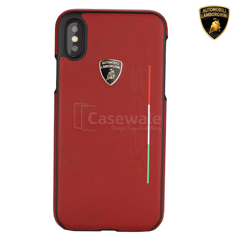 Lamborghini® URUS 100% Genuine Leather Case For iPhone X