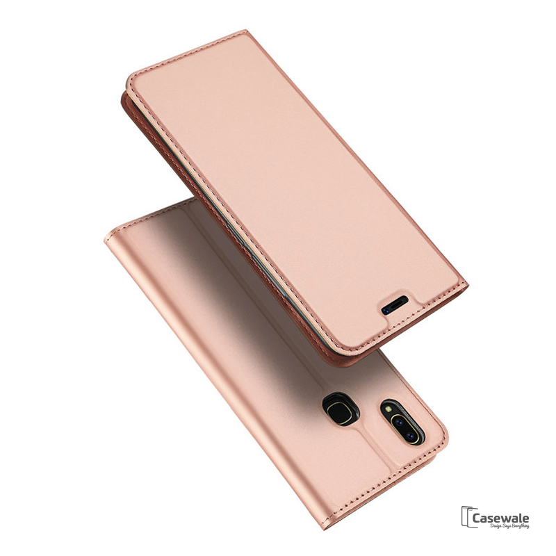 Luxury Flip Leather Wallet Case For Vivo V9