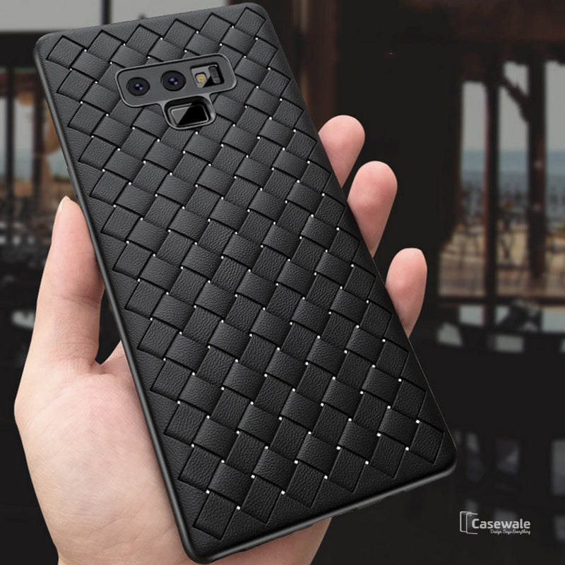 Luxury Grid Weave Hollow Ultra Thin Case for Galaxy Note 9
