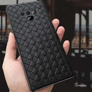 Luxury Grid Weave Hollow Ultra Thin Case for Galaxy Note 9