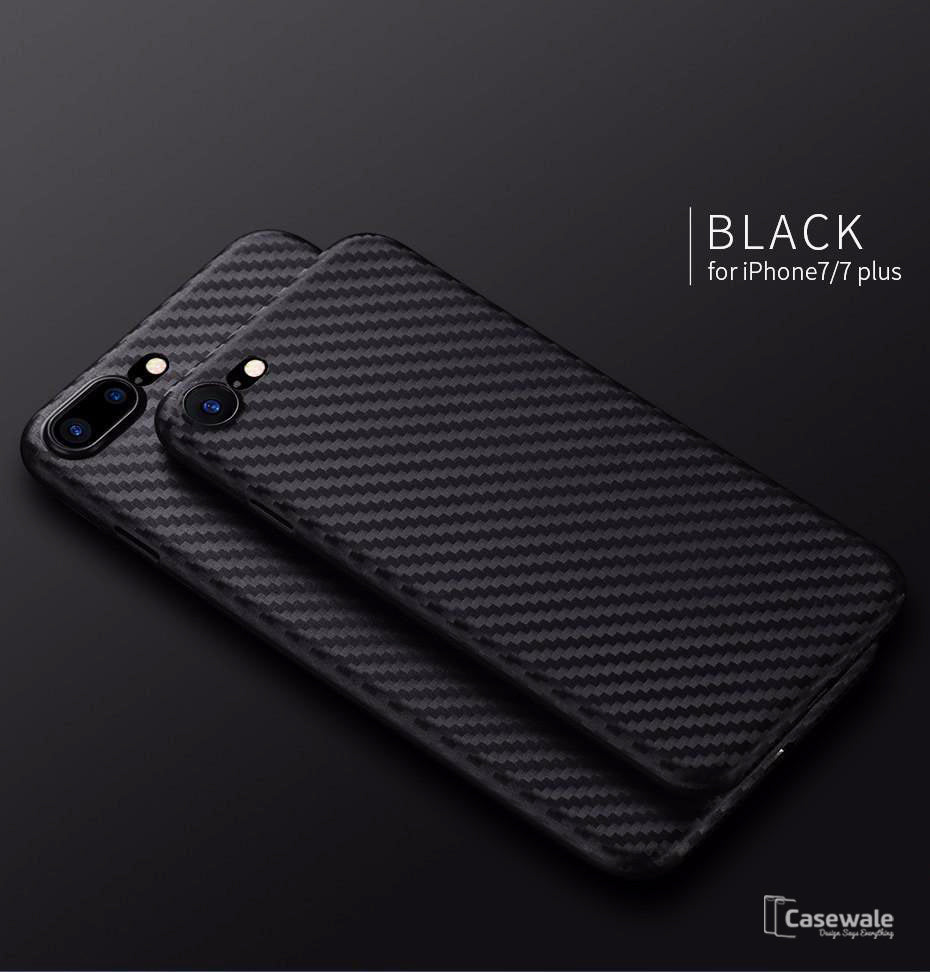 iPhone 7/ 7 Plus Carbon Fiber Ultra-thin Protection Back Case