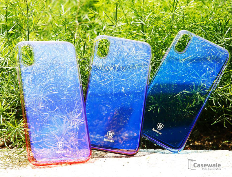 Luxury Aura Gradient Hard PC Case for iPhone X
