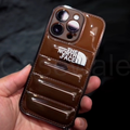 iPhone 14 Series Luxury North Face Puffer Phone Case