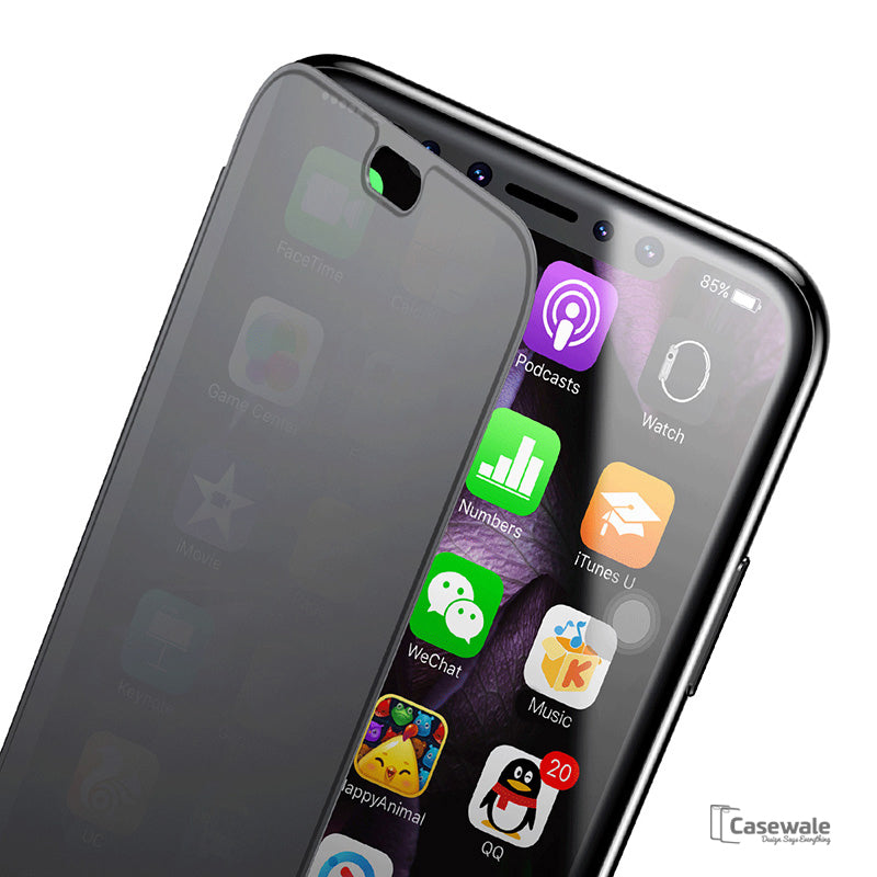 Baseus Touchable Glass Flip TPU Back Shell Case For iPhone XS