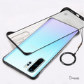 Luxury Frameless Semi Transparent Ring Finger Case for Galaxy Note 10 / 10 Plus