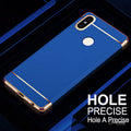 Luxury Electroplating 3 in 1 Case for Redmi Note 6 Pro