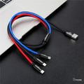 Baseus 3 in 1 Micro USB Type C Charger Cable for iPhone Samsung