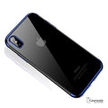 iPhone X High-end Fashion Transparent Plated Mobile Phone Case