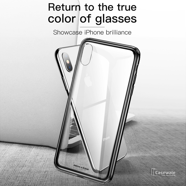 Baseus Original Luxury Tempered Glass Case For iPhone XS Max