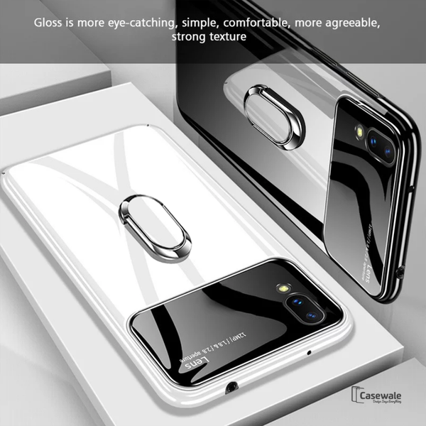 Luxury Mirror Effect Ring Bracket Case for VIVO V11 Pro