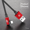 Baseus 90 Degree L Type USB Cable For iPhone