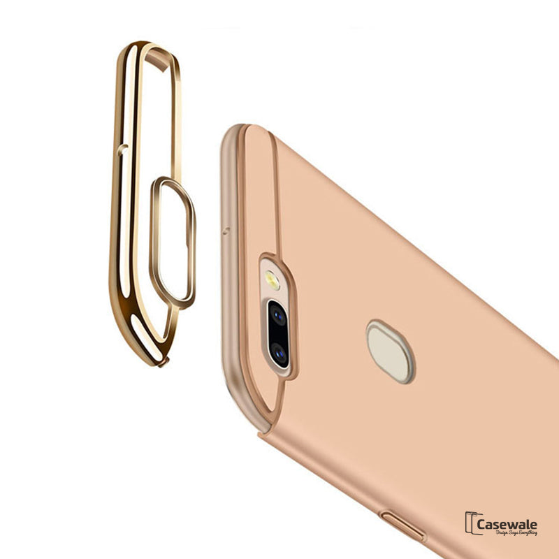 Luxury Electroplating 3 in 1 Case for OnePlus 5T