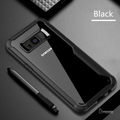 LUPHIE Shockproof Transparent Back Case for Galaxy S8/ S8 Plus