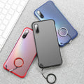 Luxury Frameless Semi Transparent Ring Finger Case for Galaxy A50