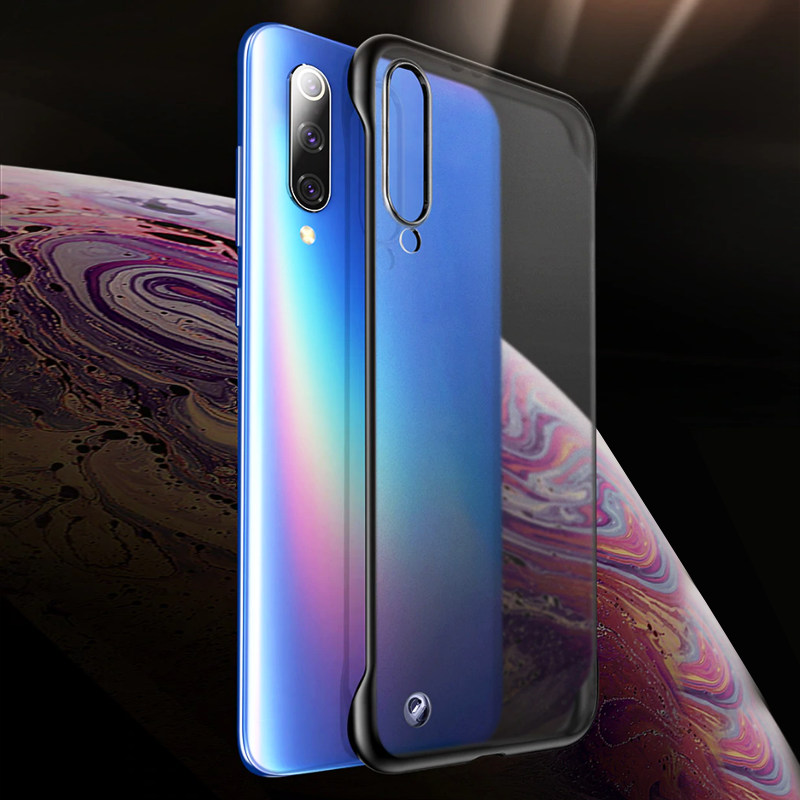 Luxury Frameless Semi Transparent Ring Finger Case for Galaxy A50