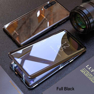 LUPHIE Double Glass 2nd Generation Magnetic Glass Case for Galaxy A50 [100% Satisfation Guaranteed]