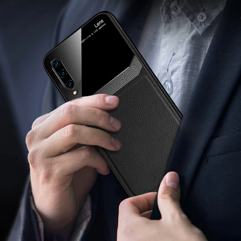 Leather Lens Luxury Card Holder Case For Galaxy A50/A50s/A30s