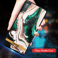 Glossy Agate Luxury Marble Case for Galaxy A70