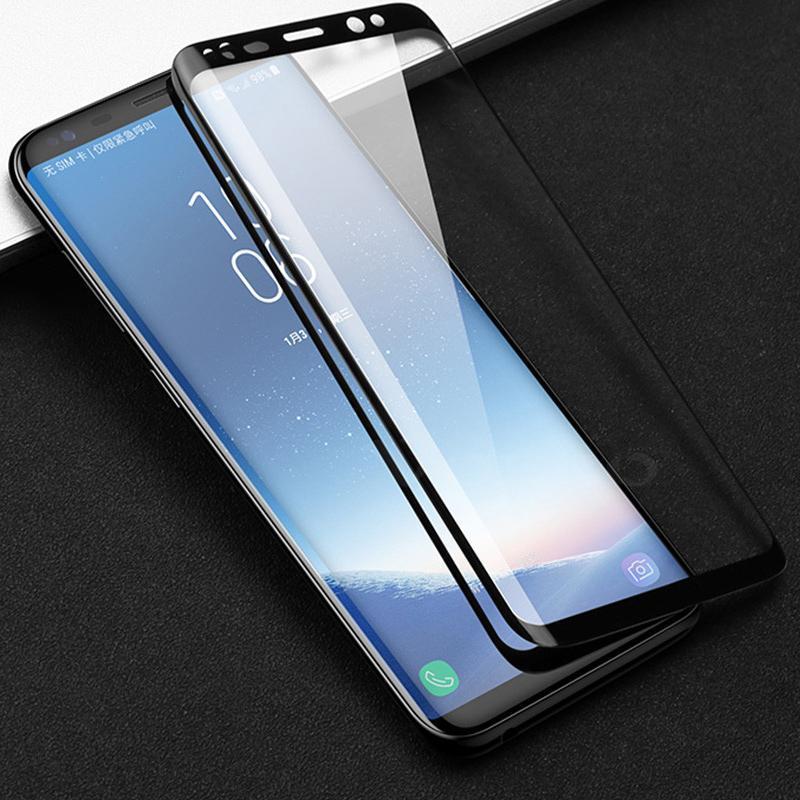 Original 5D Curved Edge Tempered Glass for Galaxy A9 2018