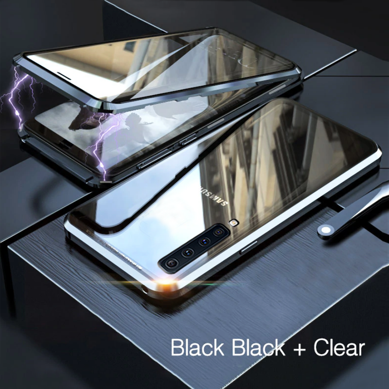 LUPHIE Double Glass 2nd Generation Magnetic Glass Case for Galaxy for A9 2018 [100% Satisfation Guaranteed]